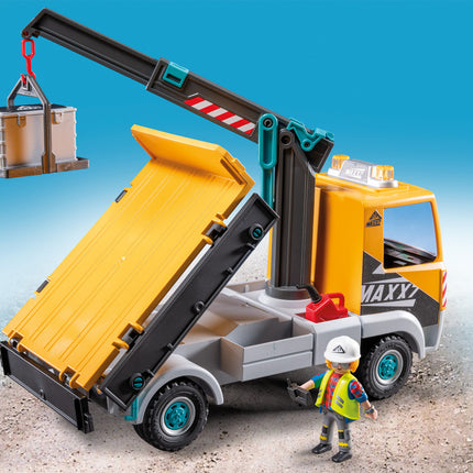 Construction Truck with Crane