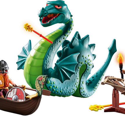 Vikings with Sea Monster