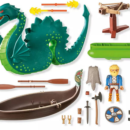 Vikings with Sea Monster