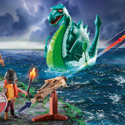 Vikings with Sea Monster