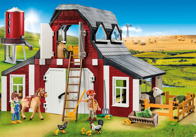 Playmobil Barn with Silo
