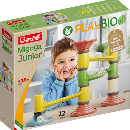 Migoga Junior Marble Run PlayBIO - 22 pcs