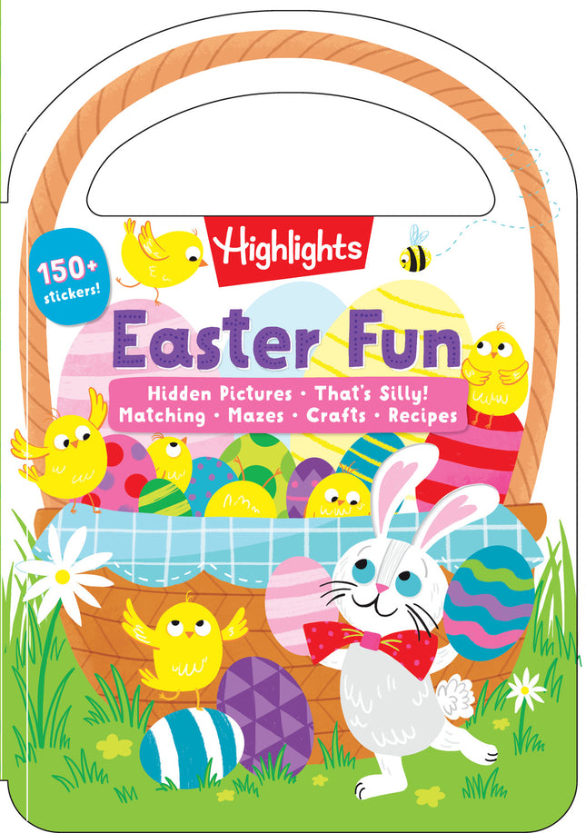 Easter Fun: Easter Basket Stuffer Gift for Kids 3-6, Jam-Packed Easter Fun in 48 Pages Featuring Puzzles, Games, Recipes and More Egg-cellent Activities to Celebrate
