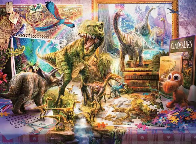 Dinosaur Escape 100 pc Puzzle