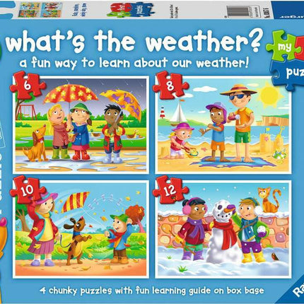 My First Puzzles: What's the Weather (6, 8, 10, 12 Piece Puzzles)