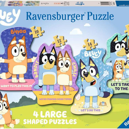 Bluey 4 Large Shaped Puzzle