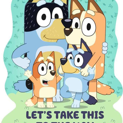 Bluey 4 Large Shaped Puzzle