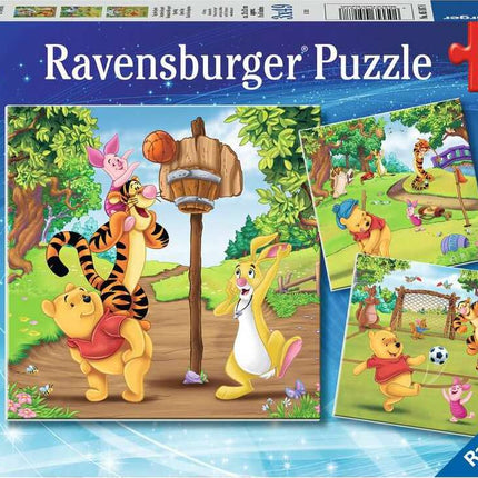 Winnie the Pooh - Sports Day (3 x 49 pc Puzzle)