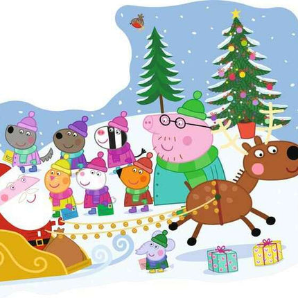 Peppa Pig Christmas (32 Piece Floor Puzzle with Door Hange)