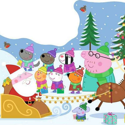 Peppa Pig Christmas (32 Piece Floor Puzzle with Door Hange)