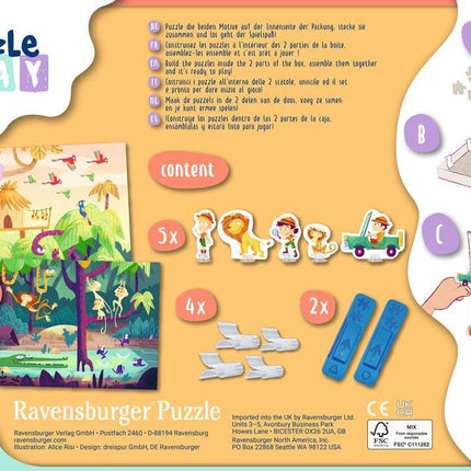 Puzzle & Play: Jungle Exploration (2 x 24 pc Puzzles)