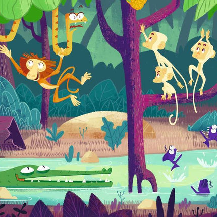 Puzzle & Play: Jungle Exploration (2 x 24 pc Puzzles)