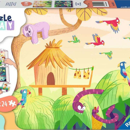 Puzzle & Play: Jungle Exploration (2 x 24 pc Puzzles)