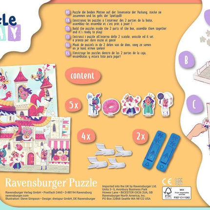 Puzzle & Play: The Donut Dragon (2 x 24 pc Puzzles)