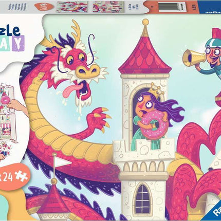 Puzzle & Play: The Donut Dragon (2 x 24 pc Puzzles)