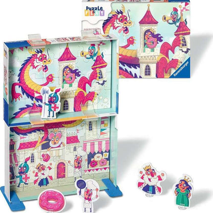 Puzzle & Play: The Donut Dragon (2 x 24 pc Puzzles)