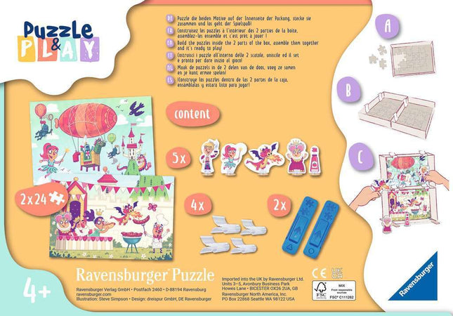 Puzzle & Play: Royal BBQ (2 x 24 pc Puzzles)