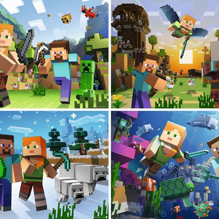 Minecraft Bumper Pack Puzzle (4x100 pc)