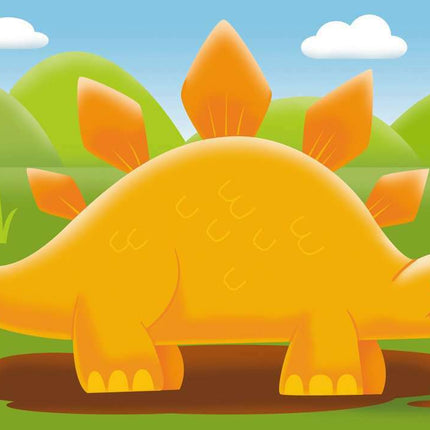 My First Puzzles: Jolly Dinos (2, 3, 4, 5 Piece Puzzles)