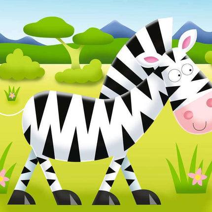 My First Puzzles: On Safari (2, 3, 4, 5 Piece Puzzles)