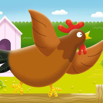 My First Puzzles: On The Farm (2, 3, 4, 5 Piece Puzzles)