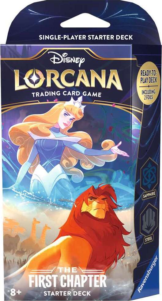 Ravensburger Disney Lorcana: The First Chapter TCG Starter Deck Sapphire & Steel