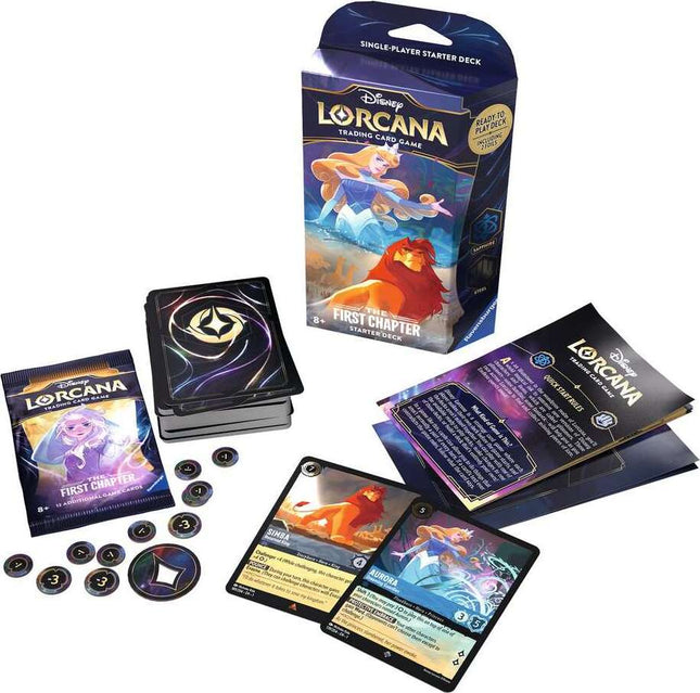 Ravensburger Disney Lorcana: The First Chapter TCG Starter Deck Sapphire & Steel