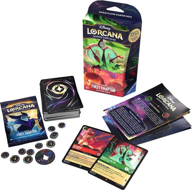 Ravensburger Disney Lorcana: The First Chapter TCG Starter Deck Ruby & Emerald