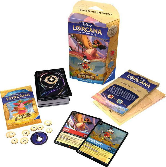 Disney Lorcana: Into the Inklands TCG Starter Ruby and Sapphire