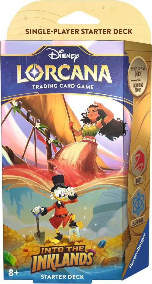 Disney Lorcana: Into the Inklands TCG Starter Ruby and Sapphire