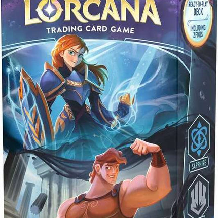 Disney Lorcana: Ursula's Return TCG Starter Deck Sapphire and Steel