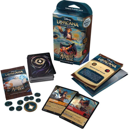 Disney Lorcana TCG: Azurite Sea Single-Player Deck - Amber & Ruby