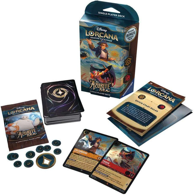 Disney Lorcana TCG: Azurite Sea Single-Player Deck - Amber & Ruby