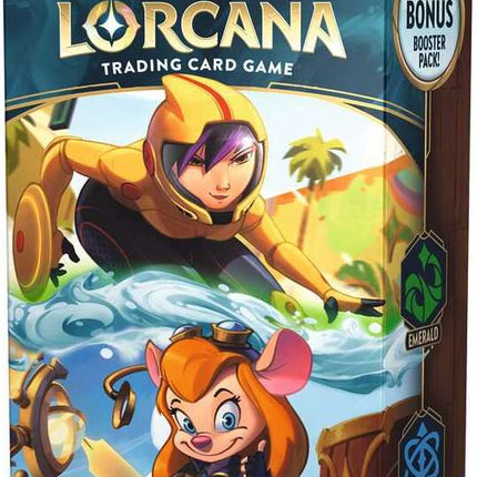 Disney Lorcana TCG: Azurite Sea Single-Player Deck - Emerald & Sapphire