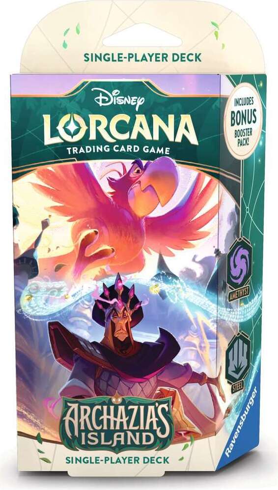 Disney Lorcana TCG: Archazia’s Island Single-Player Deck – Amethyst & Steel