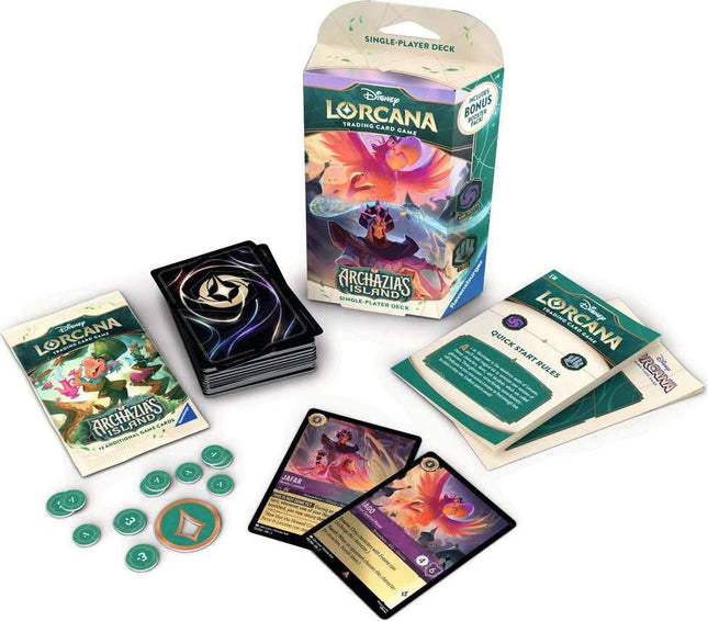 Disney Lorcana TCG: Archazia’s Island Single-Player Deck – Amethyst & Steel