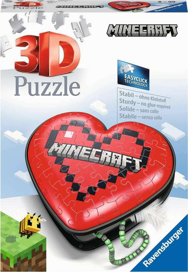 Minecraft Heart (54 Piece 3D Puzzle)
