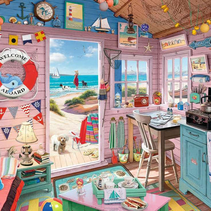 The Beach Hut (1000 Piece Puzzle)