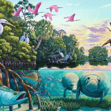 Manatee Moments (500 Piece Puzzle)