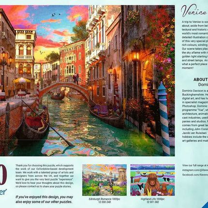 Venice Romance 1000 Pc Puzzle