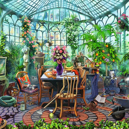 Greenhouse Morning (500 Piece Puzzle)