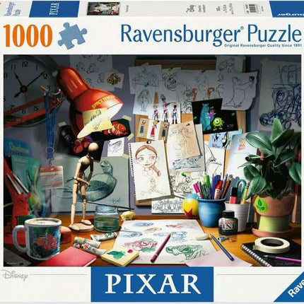 The Artist's Desk (1000 Piece Puzzle)