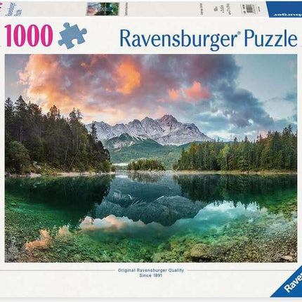 Zugspitze at the Eibsee, Germany 1000 Pc Puzzle