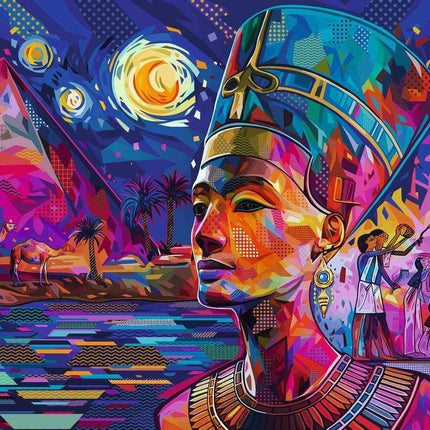 Nefertiti on the Nile (1000 Piece Puzzle)