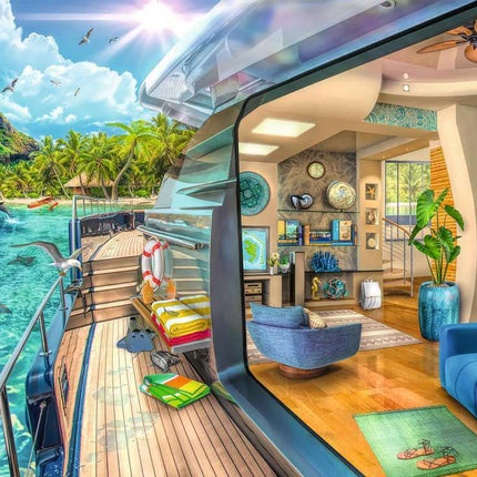 Tropical Island Charter (1000 Piece Puzzle)