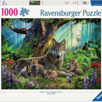 Wolves in the Forest (1000 Piece Puzzle)