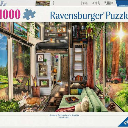 Redwood Forest Tiny House (1000 Piece Puzzle)