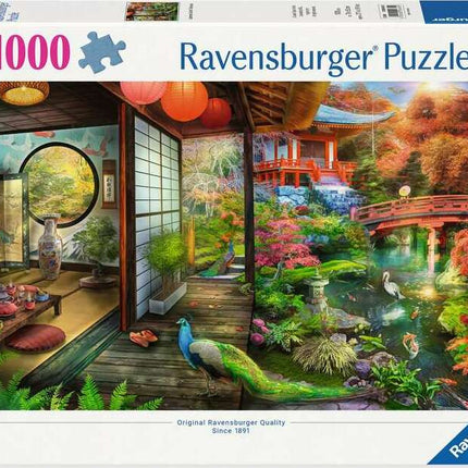 Japanese Garden Teahouse (1000 Piece Puzzle)