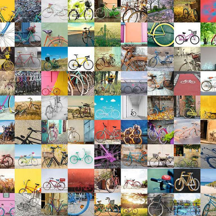 99 Bicycles (1500 Piece Puzzle)