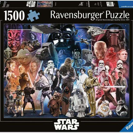 Jigsaw Puzzle Star Wars Whole Universe - 1500 Pieces Puzzle